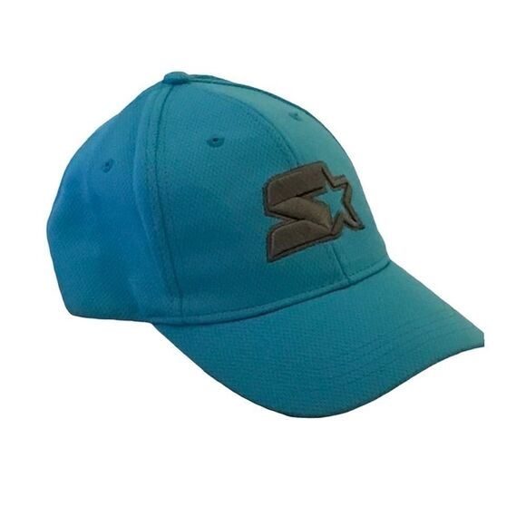 Starter Athletic Aqua Blue Fitted Style Baseball Hat - Picture 1 of 10